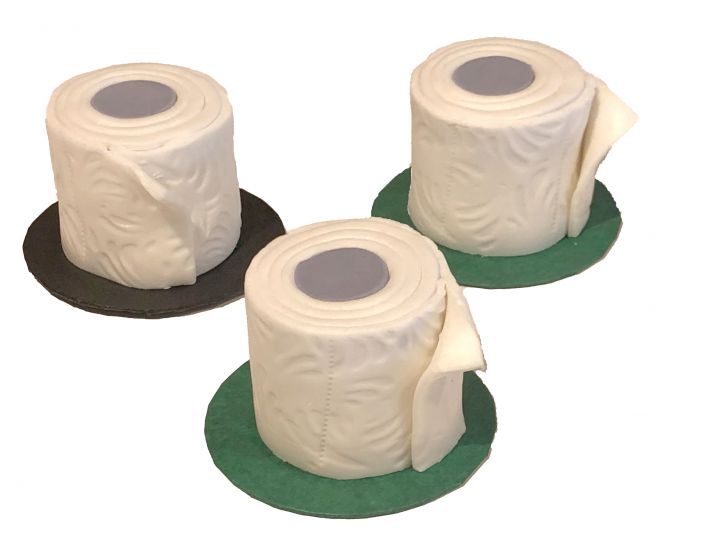 3 Toilettenpapier Torten