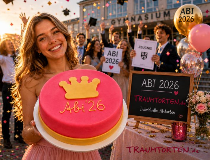Krone pink & gold Torte - Bild 2