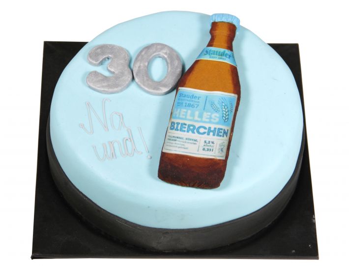 Bierchen-Torte zum 30. Geburtstag