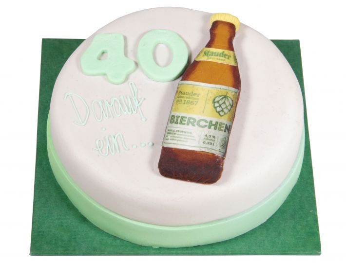 Bierchen-Torte zum 40. Geburtstag