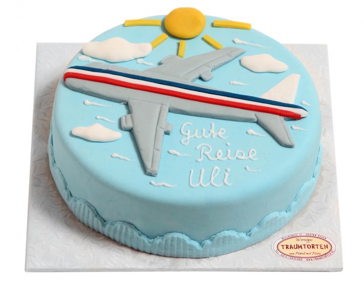 Flugzeug-Geburtstagstorte