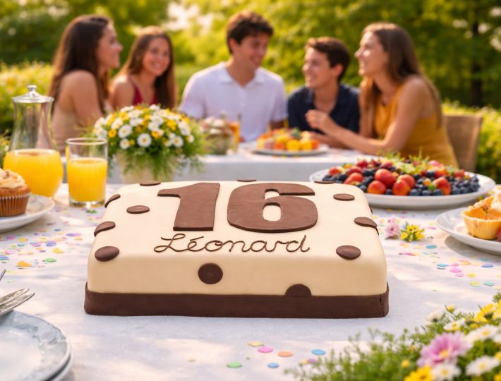 Gepunktete Zahl Torte - Bild 2