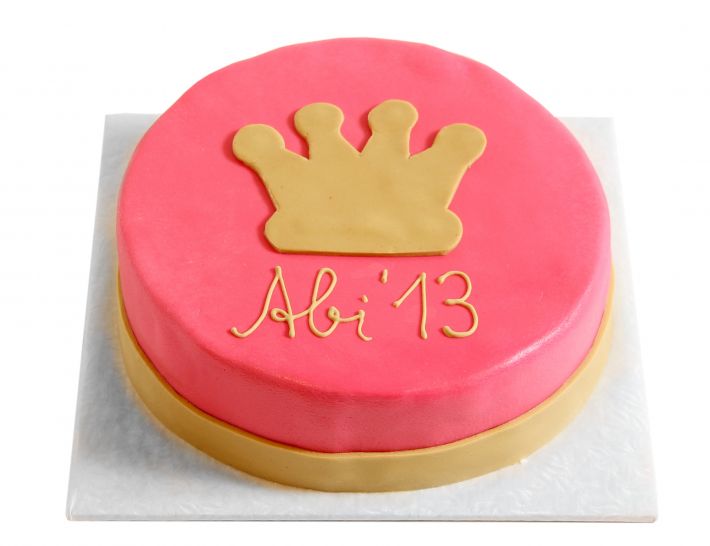 Krone pink & gold Torte