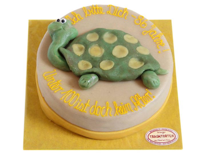 Lustige Schildkröten Torte