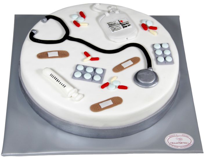 Medizin-Torte für Ärzte & Pflegehelden