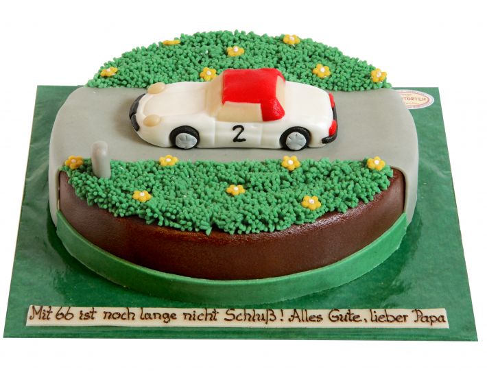 Personalisierte Auto-Torte mit Wunschfahrzeug – Motiv 1