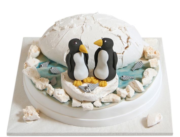 Pinguin Paar Torte