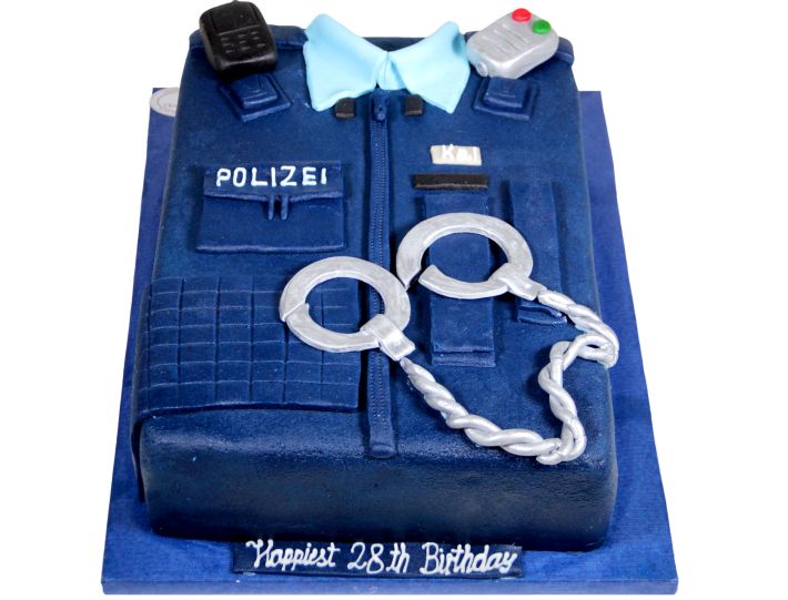Polizei Torte