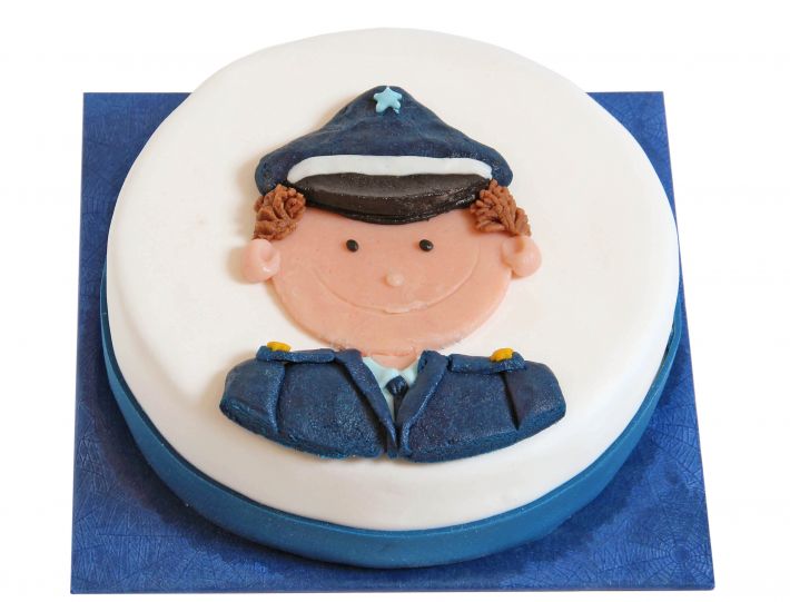 Polizistenkopf Torte