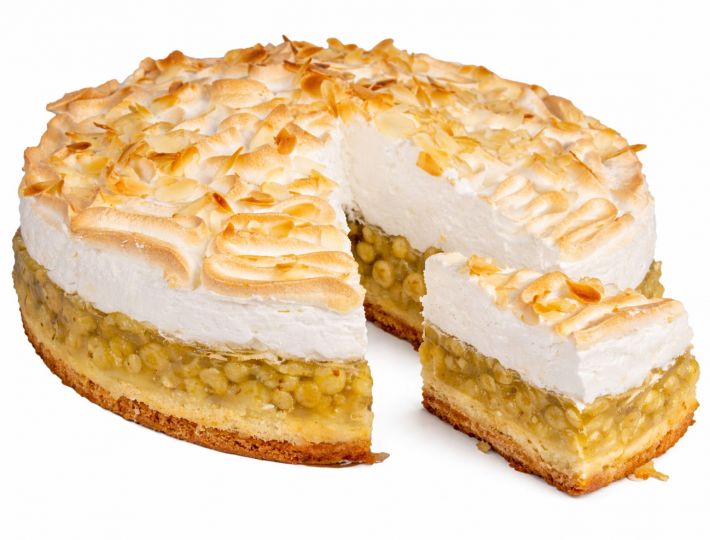 Stachelbeer Baiser Torte