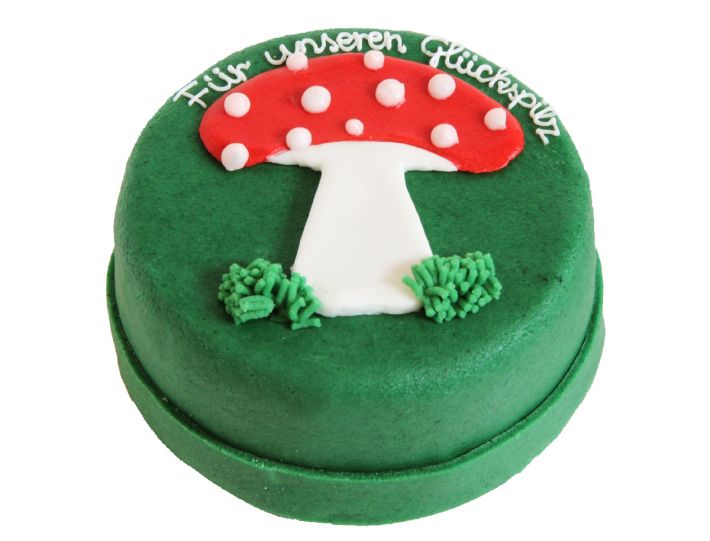 Wintertorte mit Glückspilz