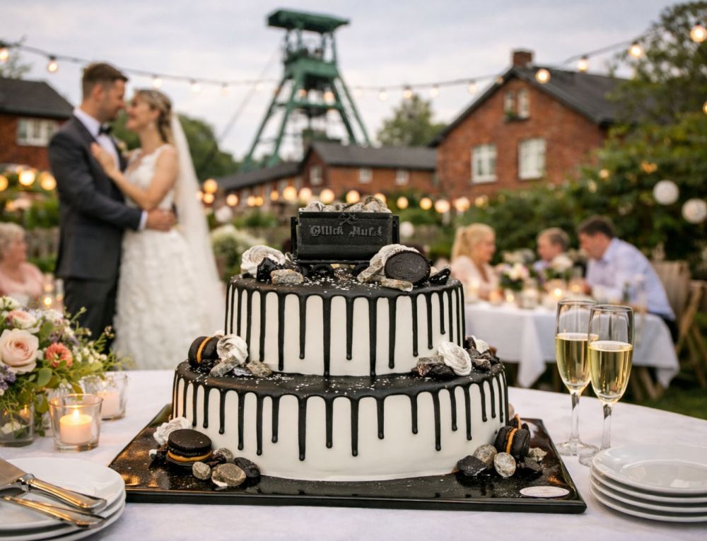 Hochzeitstorte bestellen in Essen – Kohlenpott Hochzeitstorte