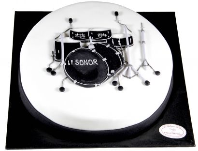 Drummer-Torte für Rhythmus-Liebhaber