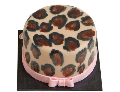 Leopardenmuster Torte