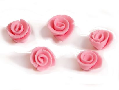 Minirosen handgearbeitet, 20 Stück