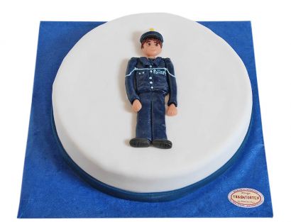 Polizisten Torte