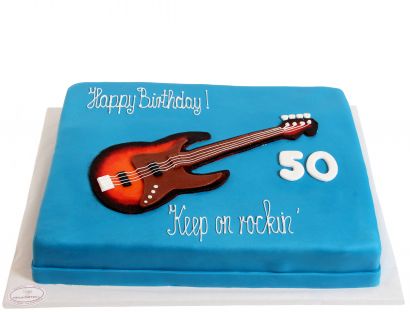 Rockstar-Torte für Musikliebhaber