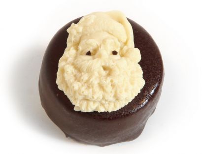 Weihnachts-Törtchen Schokokopf