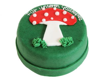 Wintertorte mit Glückspilz