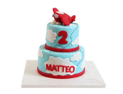 Zweistufige Flugzeugtorte